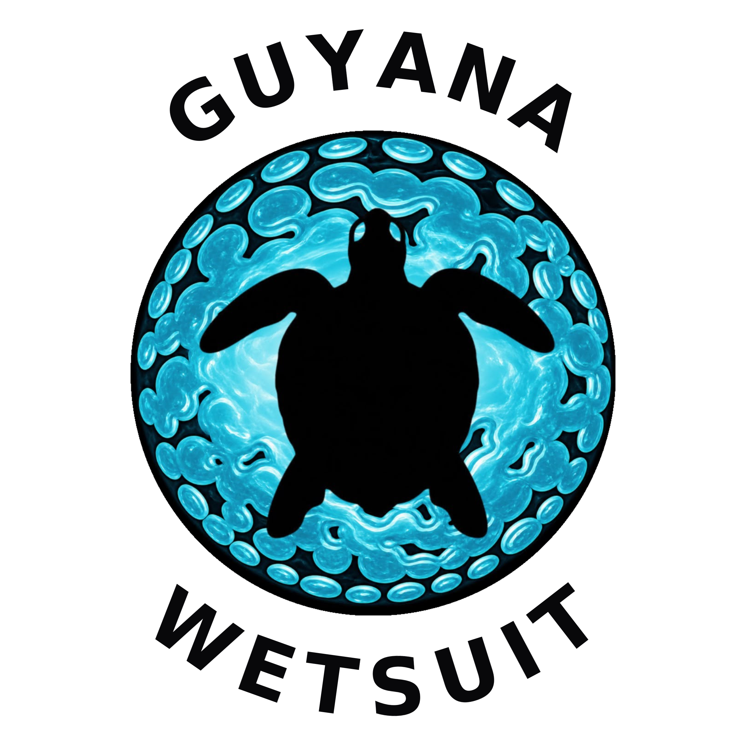 Guyana WetSuit sea turtle emblem